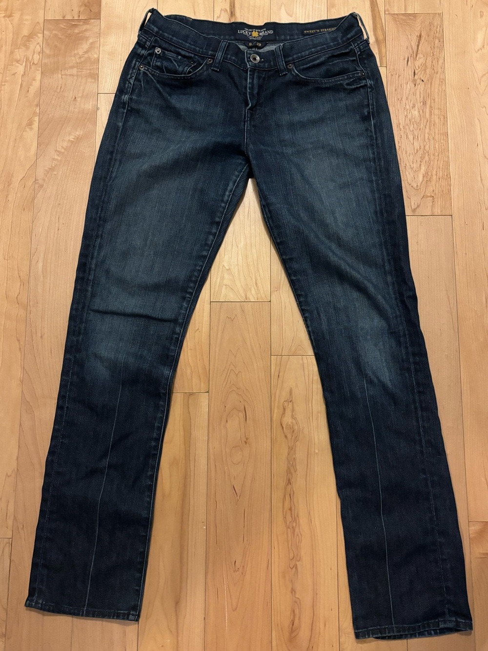 Lucky Brand Sweet’N Straight Dark Wash Straight Leg Jeans 8 / 29